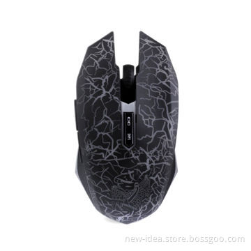 Gaming Mouse, Crackle Surface Finish, Braided Cables, Customized Coating Colors Welcomed